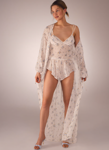 Cinturini a maniche lunghe stampati digitali personalizzati da <span class=keywords><strong>donna</strong></span>, pigiami e camicie da notte leggeri, trasparenti, eleganti e Sexy - Product Image 4