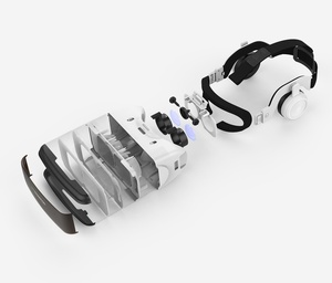 <span class=keywords><strong>VR</strong></span> SHINECON Cadeaux de Noël <span class=keywords><strong>pour</strong></span> <span class=keywords><strong>VR</strong></span> Camera 3D Metaverse Lunettes IPD Réalité Virtuelle HD Réglable <span class=keywords><strong>VR</strong></span> Box avec HD Sound Headphones - Product Image 2