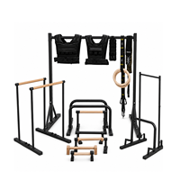TOPTONS Équipement de Calisthénie Personnalisé Pliable et Portable : Parallettes, Barres de dips, Barres de pompes, Gilet lesté, Supports de dips