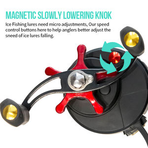 工厂价格耐用溪流淡水右最大阻力6千克半金属塑料旋转冰卷轴，用于冰腐蚀 - Product Image 4