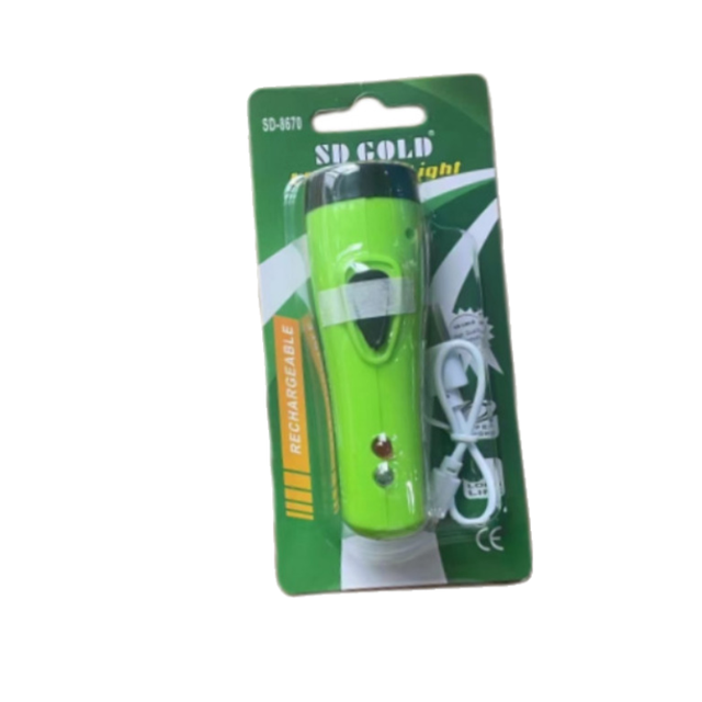 Portable LED 1W Mini Lighting Banknote Inspection Purple Light Rechargeable Flashlight