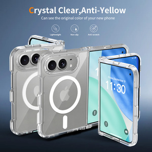 <span class=keywords><strong>Per</strong></span> <span class=keywords><strong>iPhone</strong></span> 18 Ultra Fold, <span class=keywords><strong>Cover</strong></span> Trasparente Magnetica Antiurto con Protezione Cerniera Anti-Ingiallimento, Custodia Pieghevole Cristallina - Product Image 2