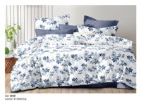 Tissu en polyester microfibre à imprimé dispersé floral, fabriqué en Chine, pour draps de lit - Collection 2026