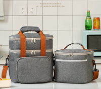 QET1167 Sac Isotherme Personnalisé 4L 10L pour Hommes et Femmes, Sac Repas Portable, Sac à Bandoulière, Sac de Pique-nique Personnalisé