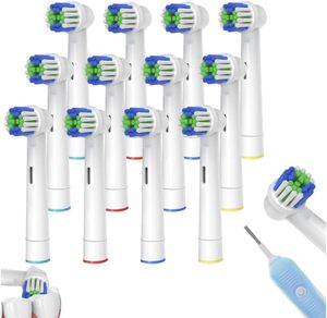 Cabezales de Repuesto para <span class=keywords><strong>Cepillo</strong></span> de Dientes <span class=keywords><strong>Eléctrico</strong></span> <span class=keywords><strong>Oral</strong></span>-<span class=keywords><strong>B</strong></span>, Paquete de 12 Recambios Compatibles con <span class=keywords><strong>Pro</strong></span> 500/1000/3000/5000/7000 <span class=keywords><strong>Vitality</strong></span> Triumph - Product Image 2