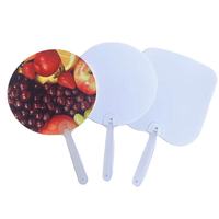 Produits les plus vendus 2025 Fabricant Nouveau Style Impression Personnalisée Sublimation Ventilateurs à main en plastique portables de couleur unie