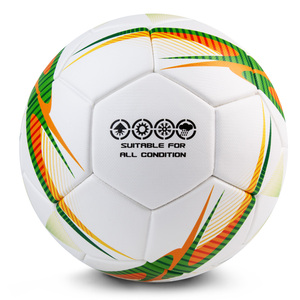 Ballon de football professionnel en cuir PU taille 5, ballon de match officiel, ballon d'entraînement, fabriqué en usine au Vietnam, logo personnalisé, vente en gros - Product Image 2