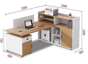 Espacios de Trabajo Modernos para 4-6 Personas: Escritorios Financieros y Escritorios con Separadores para Empleados Configurados con Estaciones de Trabajo Modulares Sencillas - Product Image 6