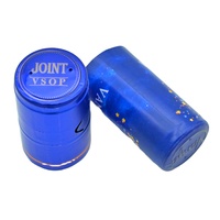 Capsules personnalisées de luxe en feuille d'étain imprimée rétractables en polylam pour gin, rhum, tequila, spiritueux, liqueur, whisky