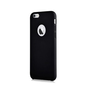 C.E.O. Cover in Microfibra per iPhone 6/6S Plus con Logo nero in Silicone liquido con protezione per fotocamera modello 11Pro in scatola - Product Image 1