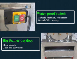 Tolcat Meilleur Prix Éplucheuse à Plumes Industrielle pour Poulets Utilisée à Domicile, Machine à Éplucher les Poulets Commerciale Prix de l'Éplucheuse à Poulets - Product Image 4