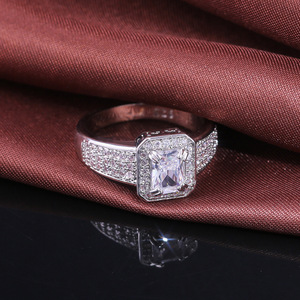 Anello di Lusso da Sposa per Donne, Elegante Stile Occidentale, Accessorio per Proposta di Matrimonio, Regalo - Product Image 2