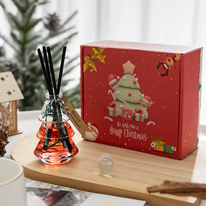 Christmas Tree Glass Reed <b>Diffuser</b> Home Hotel Aroma Decor Long Lasting Air Freshener For Bedroom - Product Image 5