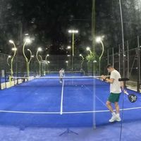 Fabricante Profesional de Pistas de Pádel Duraderas, Proveedor de China, Fábrica, Vidrio Templado de 12 mm, Césped Artificial, CE