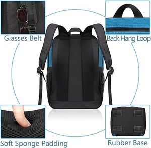 Sac à dos d'école à motif de football/soccer, prix d'usine, OEM, sacs à dos classiques pour étudiants, sublimation, polyester noir - Product Image 1