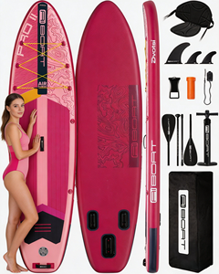 Tabla de Paddle Surf Inflable OEM con Asiento para Lagos y Ríos, Deportes Acuáticos AI01/6, Aletas Removibles que Mejoran la Estabilidad - Product Image 1