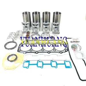 Kit de reconstrucción de motor, 4TNV94, kit de junta completa para yanmar 4TNV94, liners de cilindro de motor diésel, arandela de rodamientos de pistón y anillos