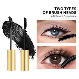 Ad alto Volume in fibra di seta 4d Mascara impermeabile logo personalizzato di lusso Mascara contenitore biologico da donna per Mascara Private Label - Product Image 3