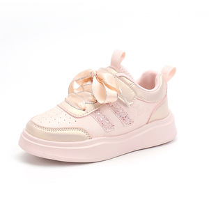 <span class=keywords><strong>Sneakers</strong></span> basse stringate da <span class=keywords><strong>bambina</strong></span> per bambini più grandi, <span class=keywords><strong>bianche</strong></span>, nuovo stile autunnale, stile coreano, con strass, alla moda, versatili, suola in gomma - Product Image 5