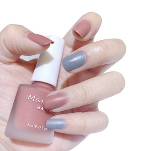 Vernis à ongles mat givré à base d'eau, non pelable, sans cuisson, séchage rapide, MF9003 – Meilleures ventes pour salons de manucure - Product Image 4