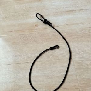 Lanière en nylon 6 mm 50 cm avec mousqueton élastique pour la pêche en plein air et le kayak - Product Image 3