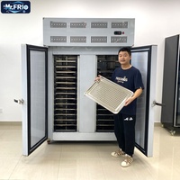 100 kg zware industriële automatische snelvriezer, blastchiller, roestvrij staal, luchtgekoeld, snel IQF-vriesapparaat 28