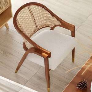Sedia in Rattan di Alta Qualità per Ristorante, Colore Personalizzabile, Sedia in Legno di Frassino per <span class=keywords><strong>Sala</strong></span> <span class=keywords><strong>da</strong></span> <span class=keywords><strong>Pranzo</strong></span> - Product Image 1