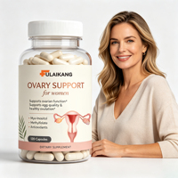 Complément alimentaire pour le soutien des ovaires en marque privée OEM avec Myo-Inositol et méthylfolate pour la fertilité et la qualité des ovules chez la femme, 120 gélules