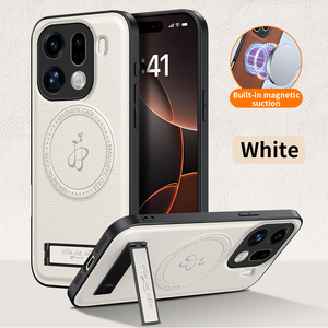 Étui en cuir avec support pour OPPO Find X9 Pro, pour Realme 15 14 C85 Pro Reno 14F, charge magnétique sans fil, protection antichoc - Product Image 3