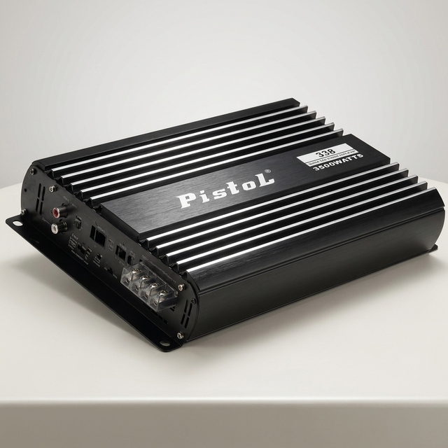GM-338 High Power Professional 2 Channel 3500W Class AB Bridgeable Amplifier Car Audio Amplifier for Vehicle Audio Sound System