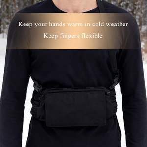 Sac banane tactique imperméable en Oxford, porte-plaque, gilet <span class=keywords><strong>de</strong></span> protection, harnais <span class=keywords><strong>de</strong></span> poitrine, <span class=keywords><strong>sangle</strong></span> d'épaule arquée, EDC, sac banane, hiver - Product Image 6