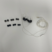 Casque intra-auriculaire filaire Hi-Res Extra Bass OEM Gamer IEM Sports 3,5 mm IPX-4 étanche, câbles personnalisables, armature équilibrée, moule privé