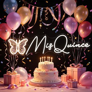 Letrero <span class=keywords><strong>de</strong></span> Neón 'Mis Quince', Decoración <span class=keywords><strong>de</strong></span> Pared, Letrero LED <span class=keywords><strong>de</strong></span> Neón Personalizado 'Mis Quince', Regalos <span class=keywords><strong>de</strong></span> Cumpleaños, Letreros <span class=keywords><strong>de</strong></span> Neón Personalizados - Product Image 4