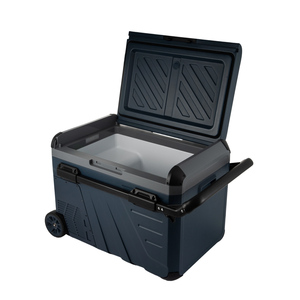 Réfrigérateur-congélateur portable 35L sur chariot avec protection basse tension pour <span class=keywords><strong>camping</strong></span>-<span class=keywords><strong>car</strong></span>, camion et activités de plein air - Product Image 3
