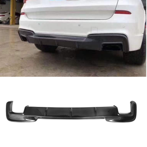 מפזר אחורי 3D סִגְנוֹן סיבי פחמן עבור BMW X3 F25 Sport Line 2014-2017 מפזר פגוש אחורי פחמן טהור - Product Image 1