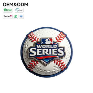 Distintivo Personalizzato per Eventi Sportivi in PVC Morbido, Accessorio Regalo per Tifosi OEM ODM per Partite di Baseball e World Series - Product Image 4