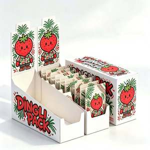 Wholesale Custom Food Snack Pouch Bags with Display <b>Boxes</b> Printed Stand Up Packaging Set for Candy <b>Cookies</b> Chips and Retail - Product Image 3