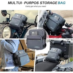 Sacoche de Selle de Vélo Grande Capacité 13L en PVC Durable, Imperméable, pour VTT, Taille Personnalisable pour le Cyclisme - Product Image 3