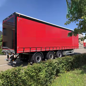 Semi-remorque à rideaux latéraux à 3 essieux avec capacité de charge de 60 tonnes, bâche imperméable et châssis en acier renforcé - Product Image 6