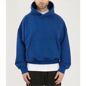 Sudadera con Capucha Oversize de Lujo para Hombre, Estilo Hip Hop Urbano, Tejido French Terry Pesado, Ajuste Holgado, Personalizable con Logotipo para Vendedores - Product Image 1