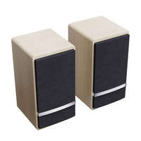 Haut-parleurs de bureau USB puissants à double voie avec basses surround, volume élevé, alimentation portable USB 2.0, haut-parleurs woofer pour ordinateur portable