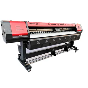 Hoge Kwaliteit Drukmachine Digitale Inkjet Printer 2.6M 3.2M Met 2 Stuks Xp600/I3200 Hoofd