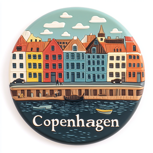 El último imán de nevera de resina personalizado, recuerdo de viaje de <span class=keywords><strong>Copenhague</strong></span>, precio al por mayor, impresión Uv, fuerte atracción magnética - Product Image 6