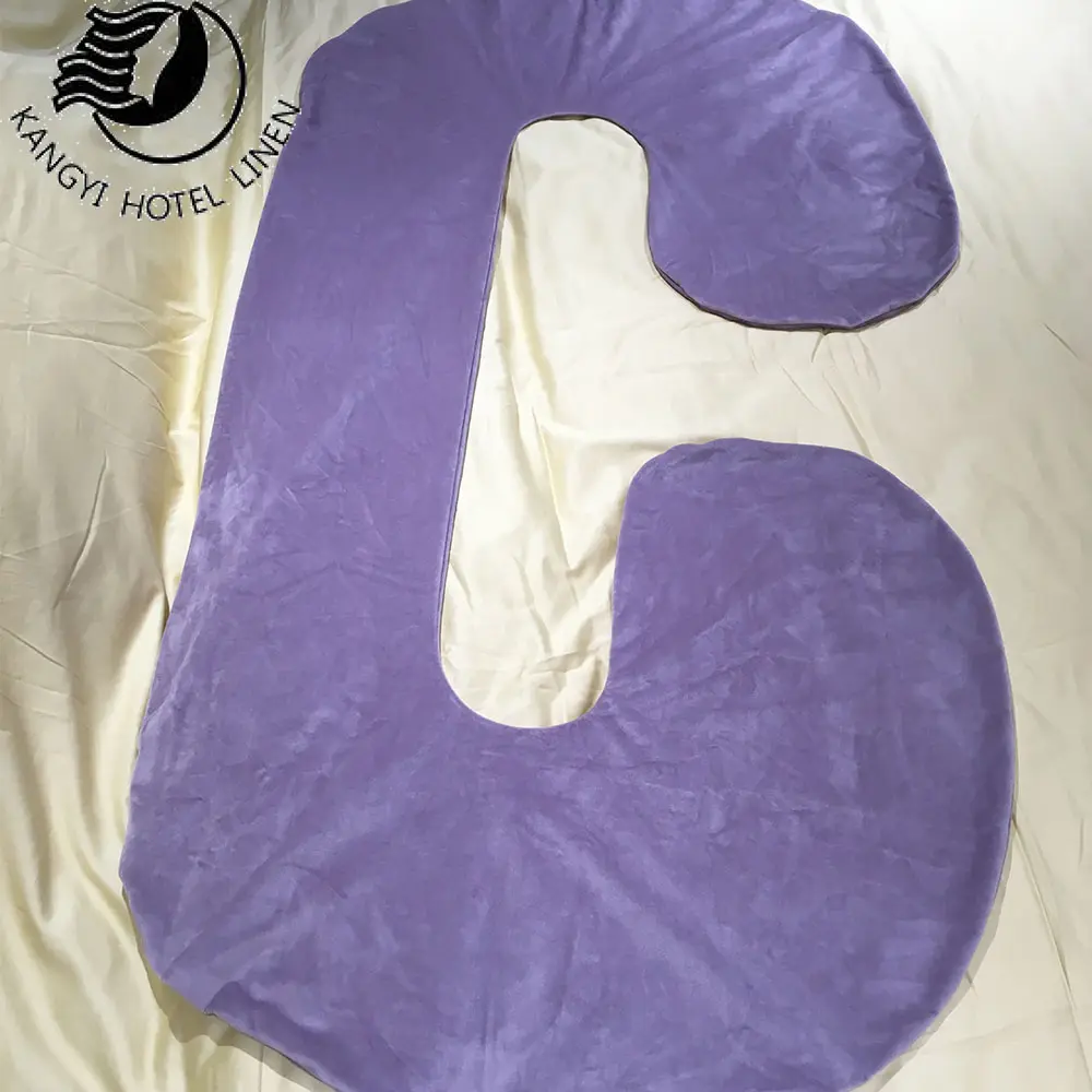 2023 warna terbaik 100 kain beludru katun bantal hamil penutup bentuk C