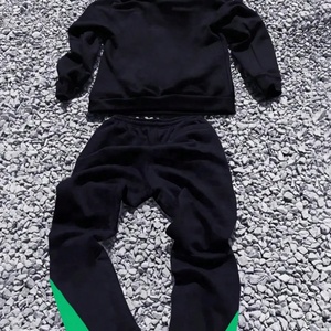 Ensemble sweat à capuche et pantalon de survêtement 2 pièces pour homme, style streetwear hip-hop, imprimé crâne Halloween personnalisé, coupe oversize à épaules tombantes - Product Image 2