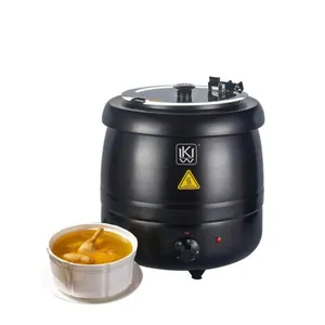 Custom Factory Supplier Minimalist Design Stainless Steel Soup Pot Kitchen Stock Pot Electric Soup Warmer