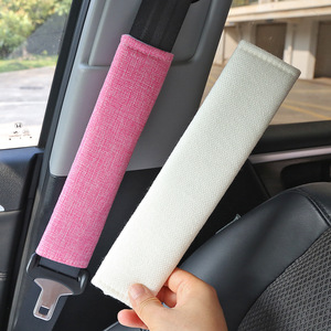 Protector de Hombro Universal para Cinturón de Seguridad de Auto - Material de Lino Cómodo y Anti-Rozaduras, Cubre Cinturón de Seguridad, 3 <span class=keywords><strong>Colores</strong></span> Disponibles - Product Image 3