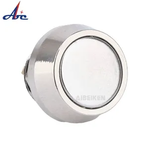 16/19/22mm 3 Triple Color RGB LED Light Mirco Switch Short Momentary Self-reset Waterproof Metal Push Button Switch Power