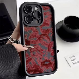 Fundas de teléfono móvil con estampado de labios y lápiz labial para Iphone 16 15 Plus <span class=keywords><strong>Pro</strong></span> Max 14 13 12 11 <span class=keywords><strong>X</strong></span> <span class=keywords><strong>Samsung</strong></span> <span class=keywords><strong>Galaxy</strong></span> contraportada Logotipo de imagen personalizado - Product Image 2