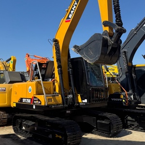 รถขุด Sany 125C/215C ปี 2022 ใช้งานน้อย เครื่องยนต์ เกียร์ มอเตอร์ PLC 12.5 ตัน ขาย - Product Image 1